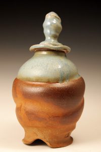 Fishscale Bulbous Jar by Michelle Coakes