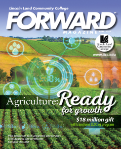Cover of LLCC's April 2018 FORWARD magazine