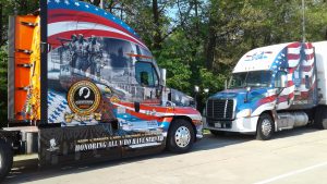 Ride of Pride and LLCC trucks