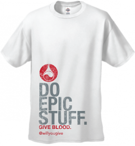 Do epic stuff. Give blood. @illyougive