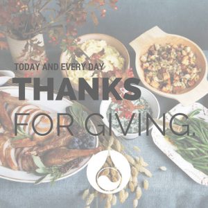 Today and every day, thanks for giving.