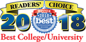 Readers' Choice Winner 2018 Best College/University