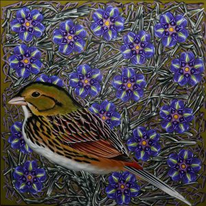 "Exult #42" of henslow sparrow by Kevin Veara
