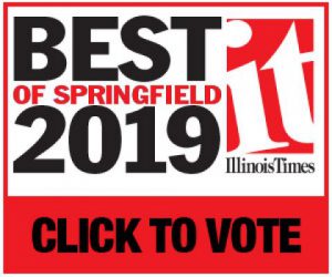 Best of Springfield 2019. IT: Illinois Times. Click to vote at https://illinoistimes.com/bestofspringfield#/gallery/186655376/?fbclid=IwAR3Yf95DafTlNYUMxFbLbtYuIHxHlGEdNmus_-VKHzGBHgRTQh9rzilhyeQ.