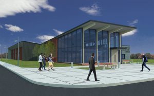 Rendering of the new Kreher Agriculture Center