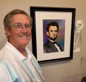 Greg Walbert with "Lincoln," third place