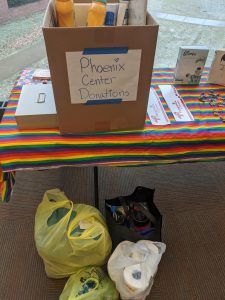 Donated items at Inclusion Day