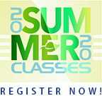Summer 2020 Classes. Register Now!