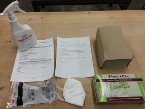 Disinfecting kit