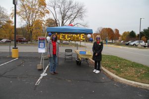 Campus Cruise welcome tent