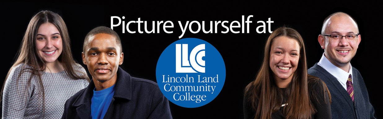 Picture yourself at LLCC Lincoln Land Community College billboard located on I-72 one mile west of I-55