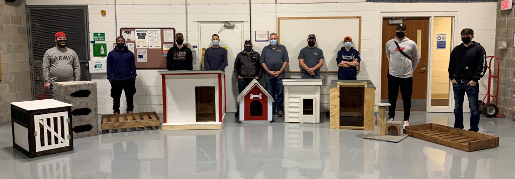 Mike Altom, Jelani Porter, Josh Bedenbender, Ed Legg (LLCC adjunct instructor), Carlin Anderson, Vince Harris (Christian County Animal Control and Zoning director of operations), Logan Isaacs, Josh Roodhouse, Terrance Walls and Hayden Thomas