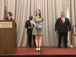 Megan Jamison recognized at PTK banquet