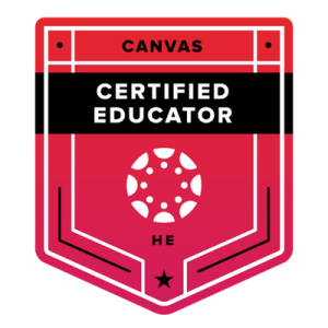 Canvas Certified Educator badge