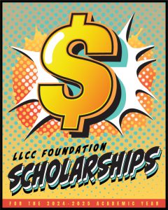 Dollar sign. LLCC Foundation Scholarships