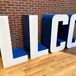 LLCC block letters