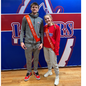 Dane Foster and Olivia Marchizza, the 2024 LLCC Homecoming Royals.