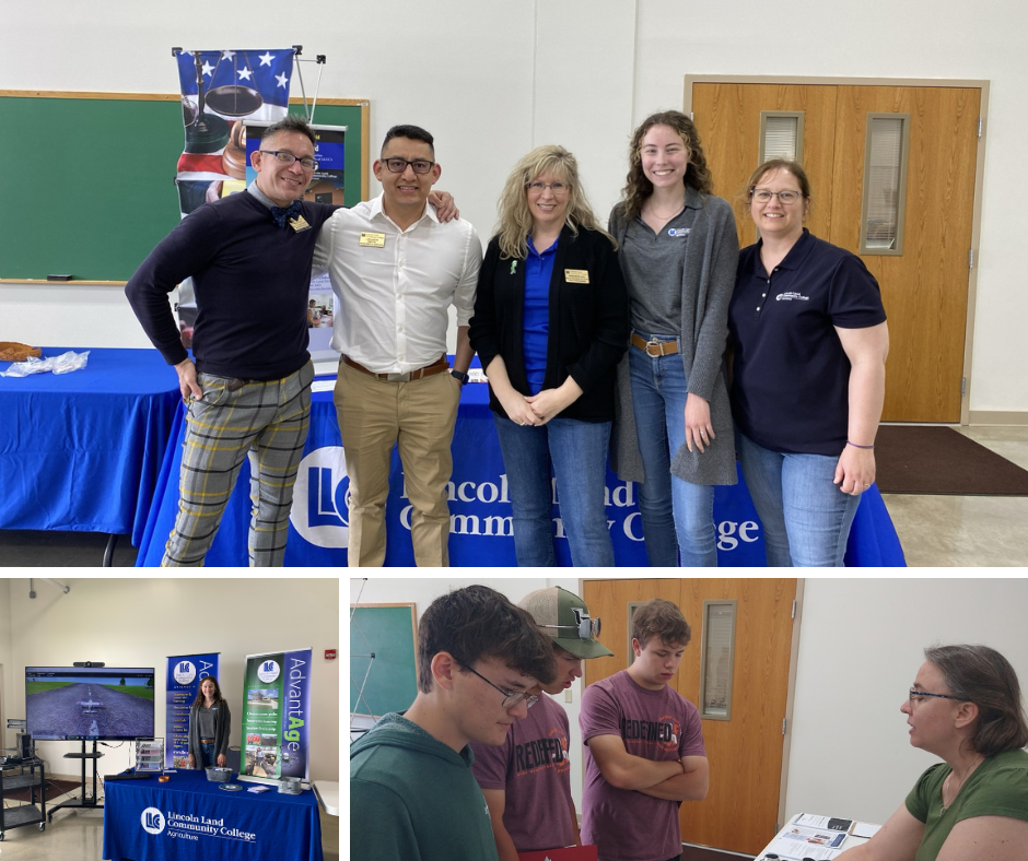 LLCC Staff and students at the 2024 Career Day at LLCC Litchfield.