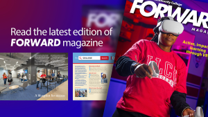 The latest edition of Forward magazine.