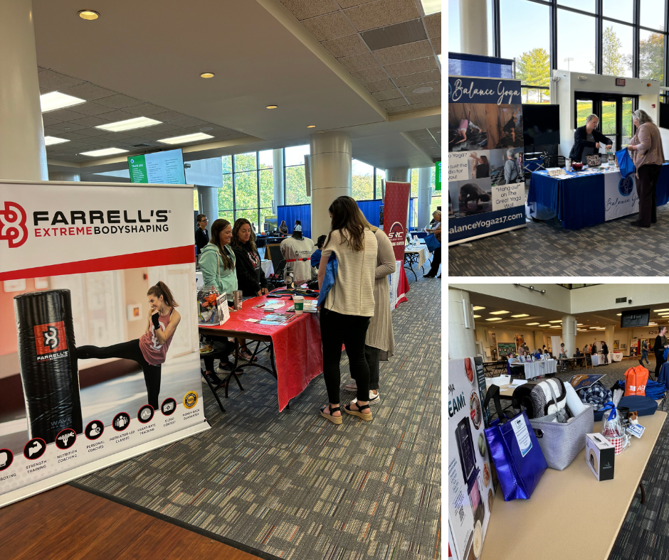 Collage of photos from the 2024 employee health Fair