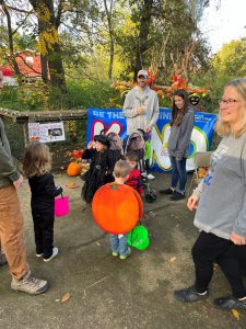 Trick or Treaters at the Zoo.